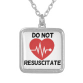 DNR Do Not Resuscitate Medical Alert Awareness - Collana In Acciaio Inox Argento, Misura Unica, Acciaio Inossidabile - Foto 8
