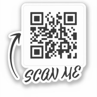 Do not scan qr code sticker