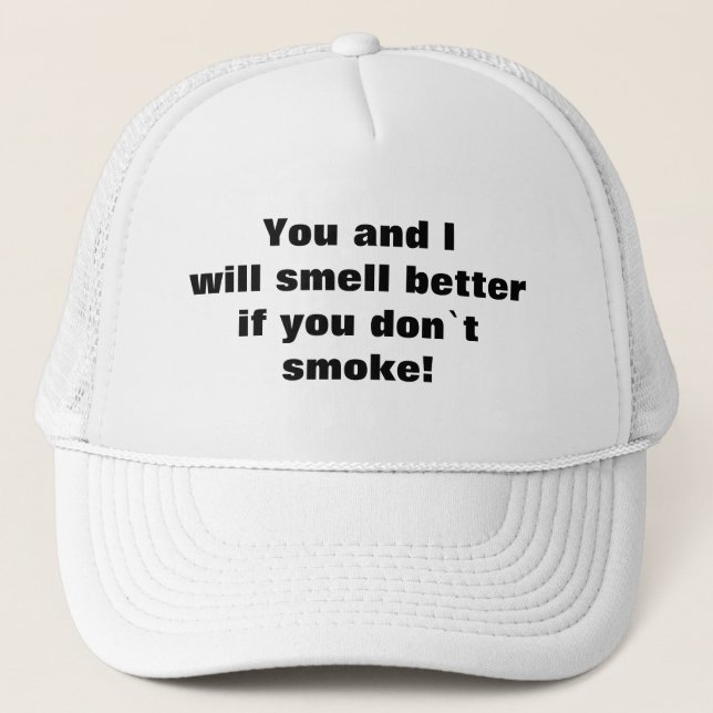Do not Smoke Trucker Hat (Front)