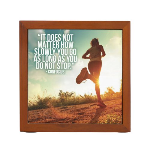 DO NOT STOP Running Marathon Workout Motivational Pencil Holder