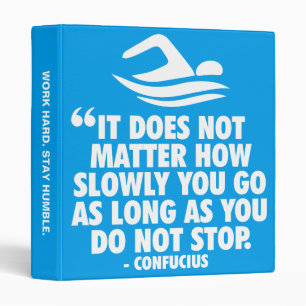 DO NOT STOP - Swimming Motivational Binder