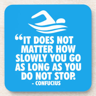DO NOT STOP - Swimming Motivational Coaster