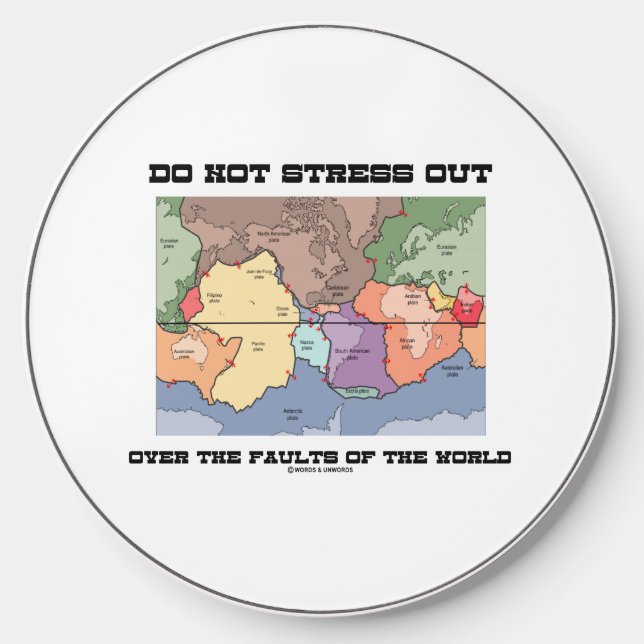 Do Not Stress Out Over The Faults Of The World Wireless Charger (Front)