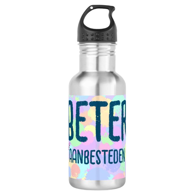 Do not tender stainless steel water bottle (Front)