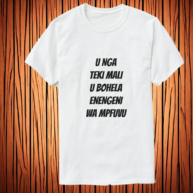 Do not tie money in the leg of hippopotamus T-Shirt (Creator Uploaded)