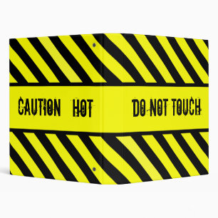 do not touch - hot binder