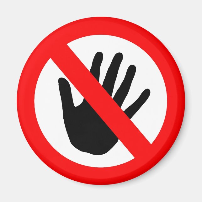 Do not touch magnet (Front)