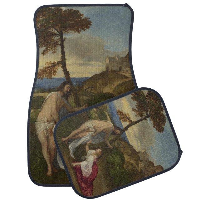 Do Not Touch Me (by Titian) Car Floor Mat (Set)