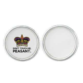 Do Not Touch Me Peasant Cufflinks