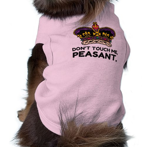 Do Not Touch Me Peasant Shirt