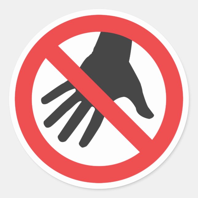Do Not Touch Sticker (Front)