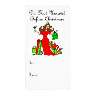 Do Not Unravel Before ChristmasGift Labels