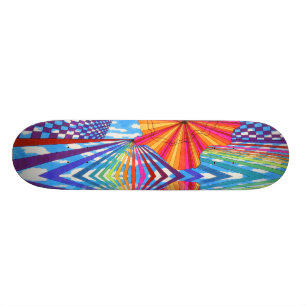 "Do not use with drugs" skateboard deck design