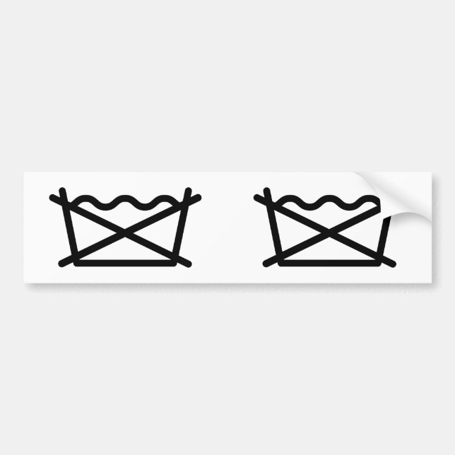 DO NOT WASH! BUMPER STICKER (Front)