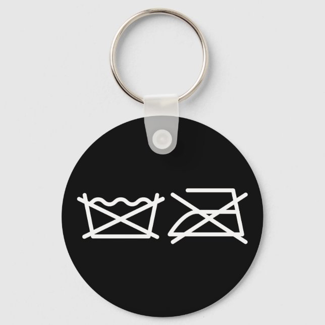 DO NOT WASH! DO NOT IRON! KEYCHAIN (Front)