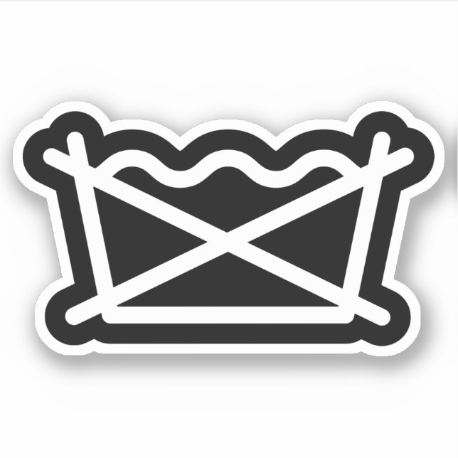 DO NOT WASH! STICKER (Front)