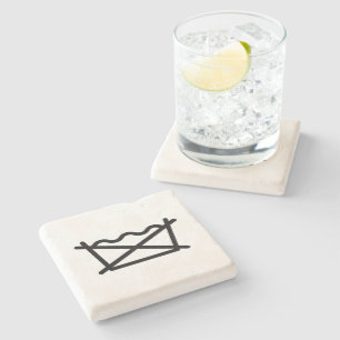 DO NOT WASH! STONE COASTER