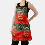 Do Not Worry Consider Wild Flowers Christian Bible Apron