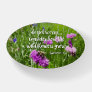 Do Not Worry Wild Flowers Bee Christian Bible Paperweight