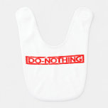 Do-nothing Stamp Baby Bib