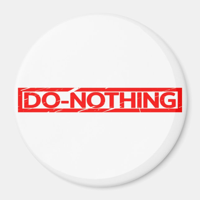 Do-nothing Stamp Magnet (Front)
