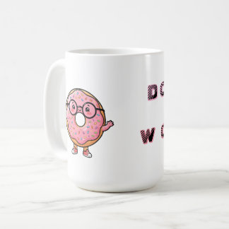 Do‑nut Worry – Cute Donut Cartoon Character Coffee Mug