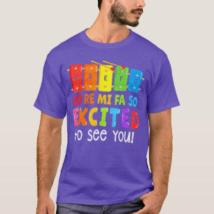 Do Re Mi Fa So Ecitedo See You girl vintage T-Shirt