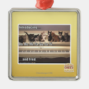 Do, Re, Mi, Fa, So, La, Ti, Fred Metal Ornament
