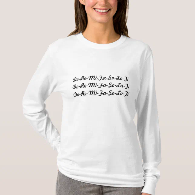 DoReMiFaSoLaTi Tshirt Zazzle