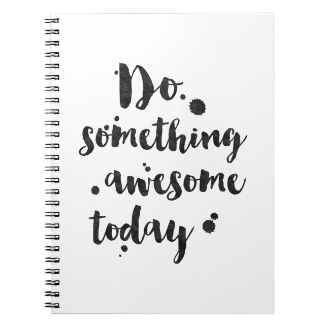 Do Something Awesome Today - Inspirational Journal (Front)