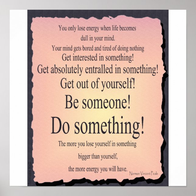 Do Something - Be Someone Poster (Front)