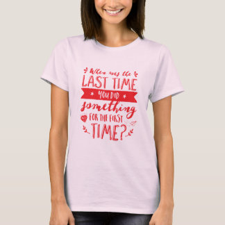 Do Something Life Quote Hand Lettering T-shirt