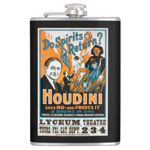 Do Spirits Return? Houdini Says NO - Proves It Flask