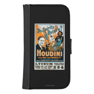 Do Spirits Return? Houdini Says NO - Proves It Galaxy S4 Wallet Case