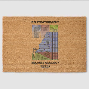 Do Stratigraphy Because Geology Rocks Grand Canyon Fiber Doormat