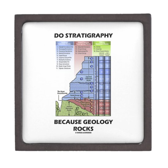 Do Stratigraphy Because Geology Rocks Grand Canyon Gift Box