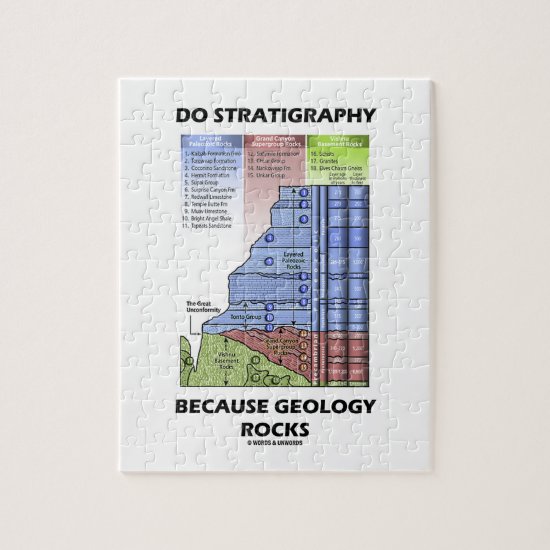 Do Stratigraphy Because Geology Rocks Grand Canyon Jigsaw Puzzle
