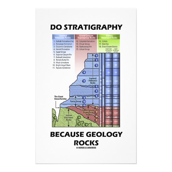 Do Stratigraphy Because Geology Rocks Grand Canyon Stationery