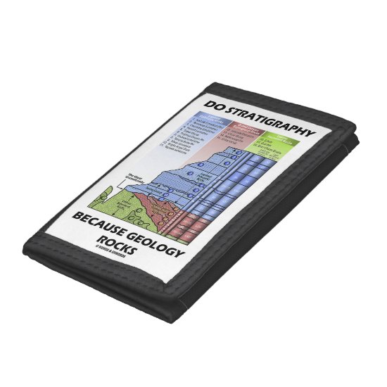 Do Stratigraphy Because Geology Rocks Grand Canyon Tri-fold Wallet