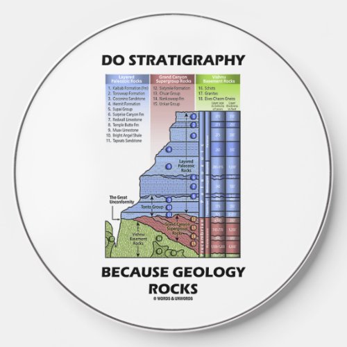 Do Stratigraphy Because Geology Rocks Grand Canyon Wireless Charger