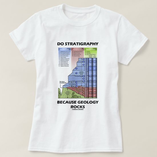 Do Stratigraphy Because Geology Rocks T-Shirt