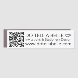 Do Tell A Belle Bumper Sticker Business Marketing Car Magnet