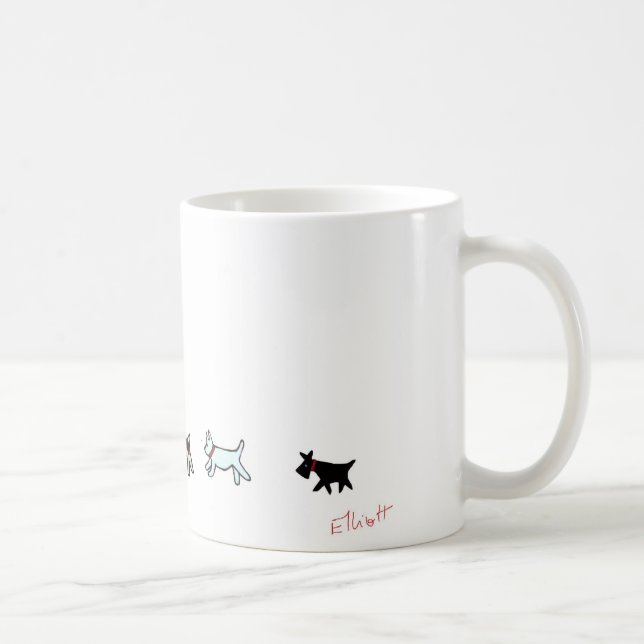 Do the Doggie Walk Coffee Mug (Right)