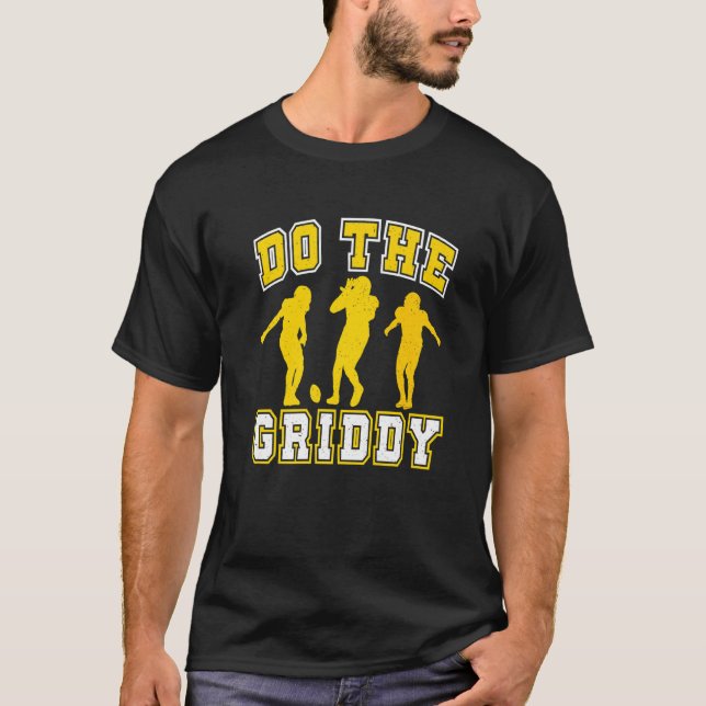 Do The Griddy Funny Griddy Dance Football Premium T-Shirt (Front)