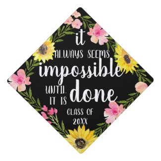 Do the Impossible | Custom Class Year Graduation Cap Topper