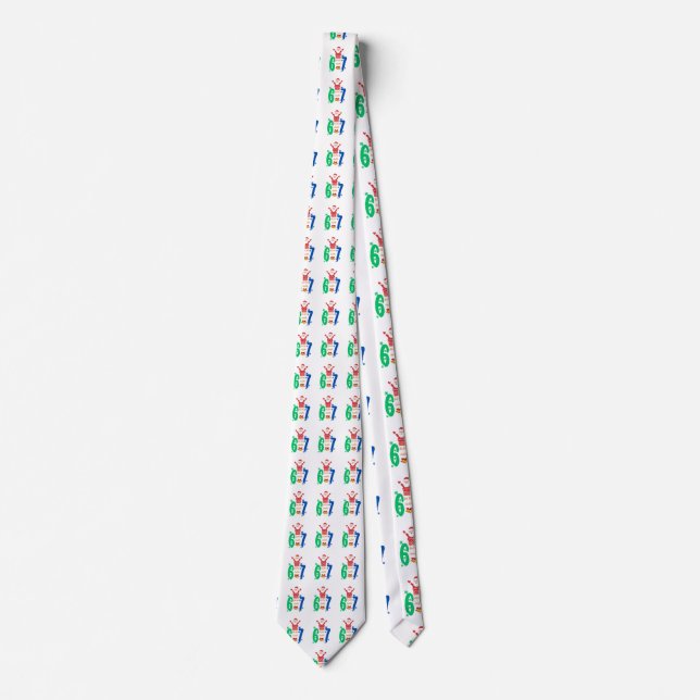 Do The Math 67 Meme Christmas Neck Tie (Front)