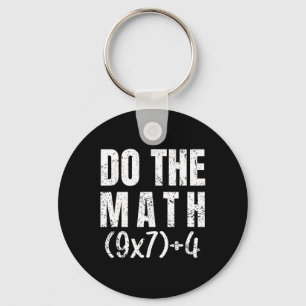 Do The Math Equation Thanksgiving Teacher 67 Six S Keychain