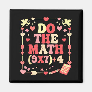 Do The Math Equation Valentine's Day Math Teacher Magnet