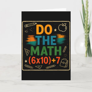 Do The Math Funny 67 Equation Clroom Teacher Gift Card