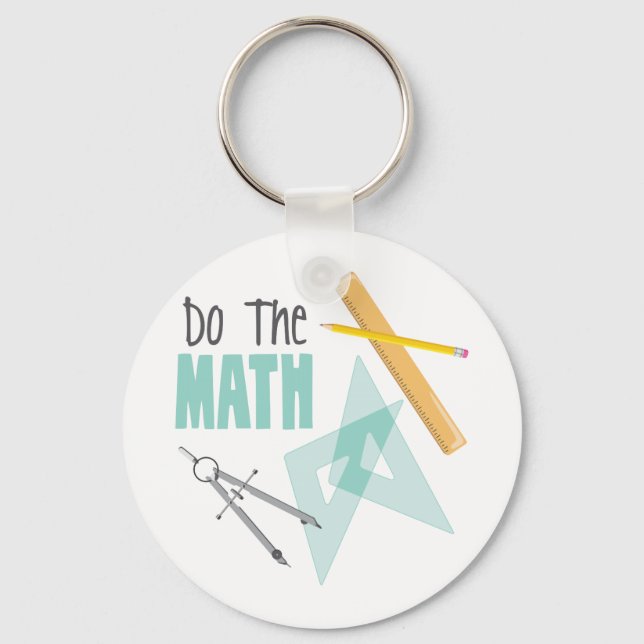 Do the Math Keychain (Front)